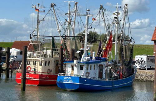 Urlaub beim Käptn! Freistehendes Premium Nordsee-Ferienhaus mit Fahrrädern, Stellplatz und Garten, 150m zur Nordsee - Foto 36