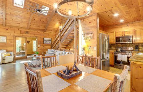 Blue Ridge Cabin with Hot Tub, Fire Pit, and Game Room - Photo 7