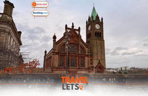2BR City Centre Apartment By Travel Lets Short Term Rental Agency Derry With Free WiFi - Foto 1