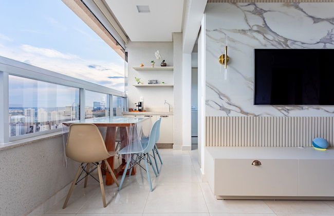 Apto Moderno com Vista Fantástica do Flamboyant - Foto 56