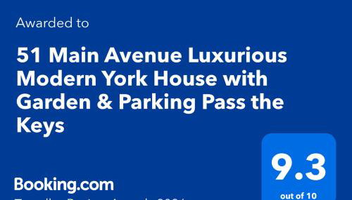 51 Main Avenue Luxurious Modern York House with Garden & Parking Pass the Keys - Foto 5