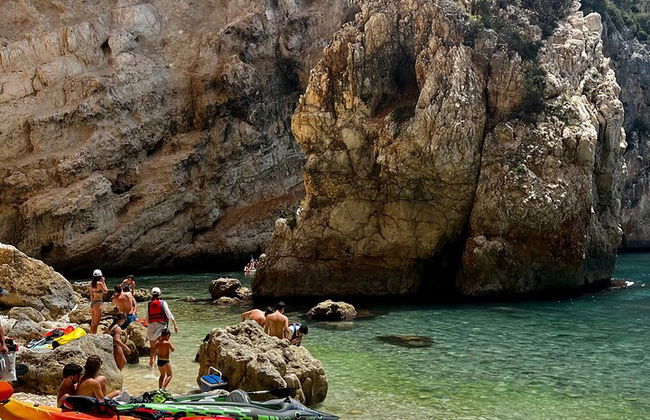 Kayak Javea Guiada Cala Granadella,cueva llop marí,cala en caló - Foto 5