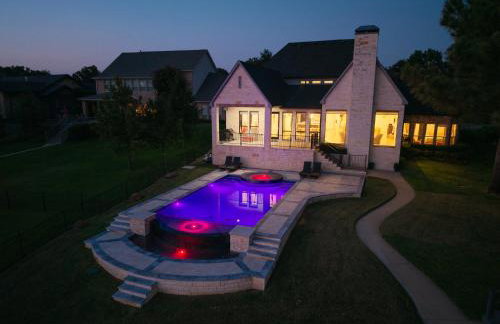 Cedar Creek Lake Villa Pool Hot Tub Dock Fishing Golf Dallas Sleeps 20 - Foto 7