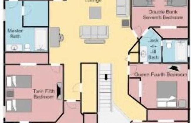 7 Bedrooms in Large Private Vacation Home by Florida Dream Homes - Foto 37