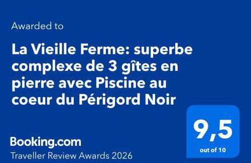 La Vieille Ferme: superbe complexe de 3 gîtes en pierre avec Piscine au coeur du Périgord Noir - Foto 2