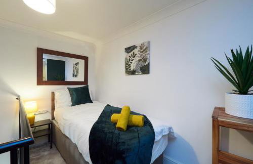 Cosy Emerald Suite - Two Story Duplex Apartment - Balcony - Contractors - Family - City Centre - Broadway Plaza - Five Ways - Sleeps 6 - Foto 21