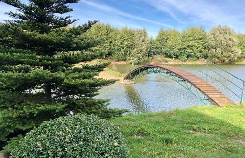 Dom nad stawem przy lesie - Foto 9