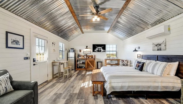 Holy Cow Cottage With Amazing Hill Country Views - Foto 3, Habitación