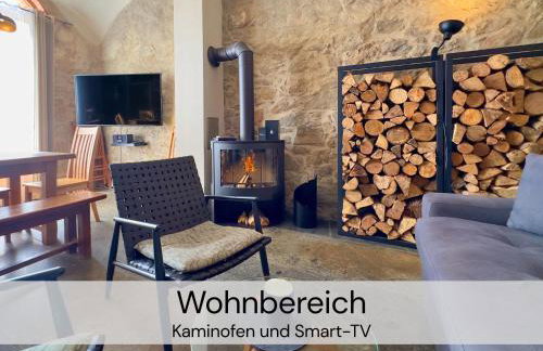 HexenburgbeiDresden Maisonette über 2 Etagen mit 4 Schlafzimmern, Kamin, Terrasse und Faßsauna, Nähe Sächsische Schweiz Dresden - Foto 15