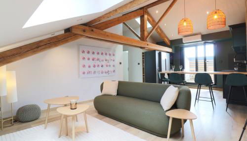 Appartement 70m2 - 2 chambres - terrasse - parking gratuit - Foto 4