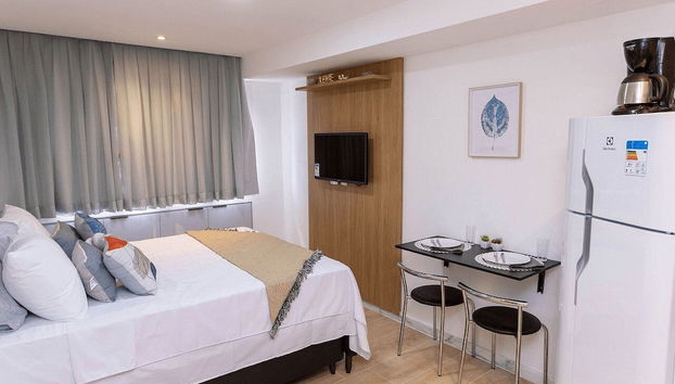 Bauten Cabo Branco - Flat uma quadra da praia - Foto 3, Habitación