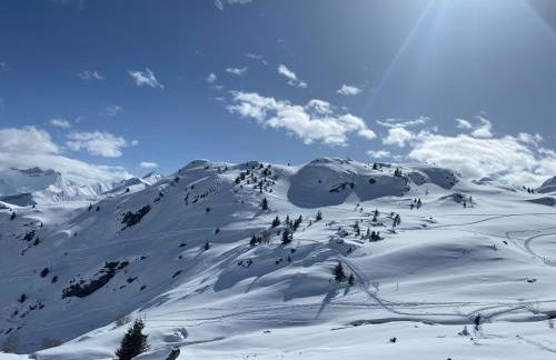 vue splendide montagnes centre village pieds des pistes et remontées Mécaniques - Foto 36