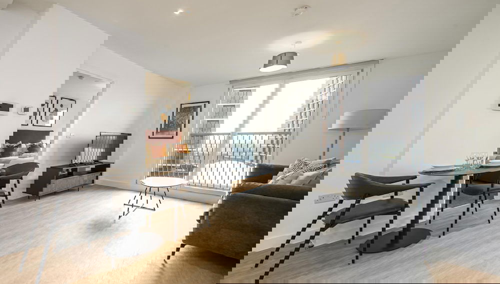 Designer Waterside Flat - Foto 1, Habitación