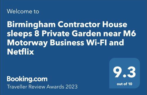 Ryland House Sleeps 8 M6 Access & Garden - Foto 43