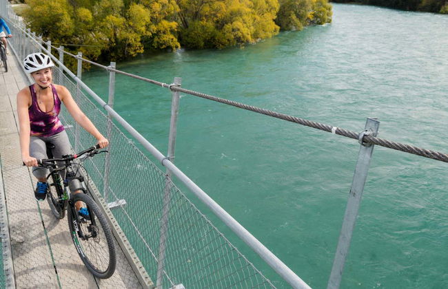 Alquiler de bicicleta en el lago Hawea + Transporte desde Wanaka - Foto 1