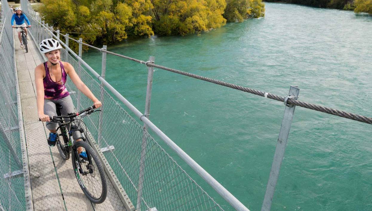 Alquiler de bicicleta en el lago Hawea + Transporte desde Wanaka