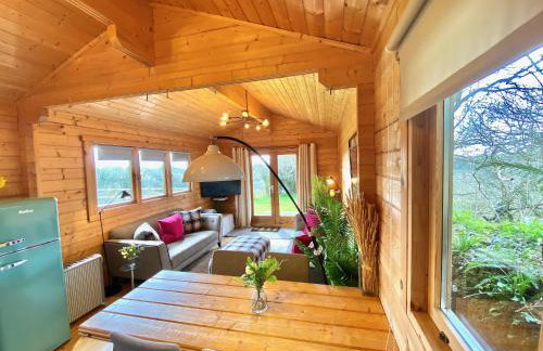 Yealm Cabin Self Catering Log Cabin in Devon with Hot Tub - Foto 33