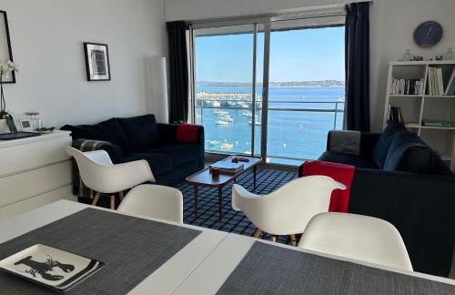 Appartement Design VIII - Port Rosmeur - Sublime vue Mer - Parking - Foto 12