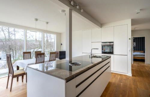 Ferienhaus direkt am See - Kamin, Klima, Sauna und Boot - Foto 5