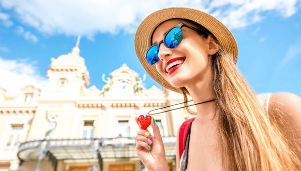 Enjoying the visit to Monaco