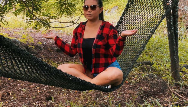 Un momento di riposo all'interno della riserva naturale