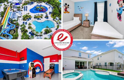 Grand Home Near Disney With Private Pool, Air Hockey Table And Waterpark & Resort Access At Encore Resorts Reunion - 401Sf - Foto 1