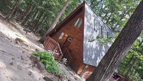 A-Frame Cabin #6 with Hot Tub on Patoka Lake in Southern Indiana - Foto 4