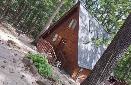 A-Frame Cabin #6 with Hot Tub on Patoka Lake in Southern Indiana - Foto 4