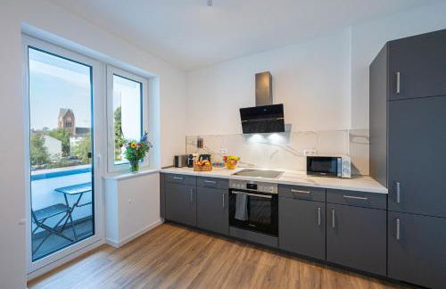 Captain's Nest - Stilvoll und modern, zentral in Hafennähe, inkl 2 Parkmöglichkeiten, 4 Schlafbereiche, 2 WCs, Arbeitsplatz, kleiner Balkon - Foto 22