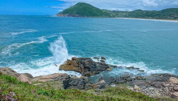 Senderismo por la playa de Silveira - Foto 5, Vistas de las piscinas naturales