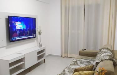 Apartamento novo vista do mar 64m2 2 dorms Wi-fi estacionamento grátis Praia Grande Mirim - Photo 8