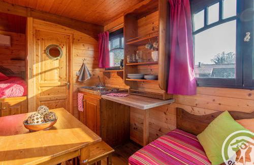 Roulotte climatisée avec piscine et jardin - FR-1-622-54 - Photo 9