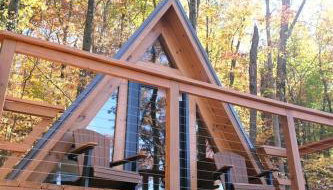 Cozy Tree Cabin with Wonderful Views from the Deck by Tappan Lake in Ohio - Foto 2
