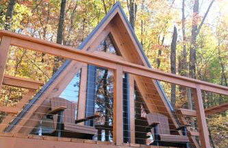 Cozy Tree Cabin with Wonderful Views from the Deck by Tappan Lake in Ohio - Foto 2