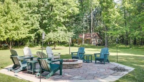 Pier and Lake-View Patio Wisconsin Northwoods Cabin - Foto 3