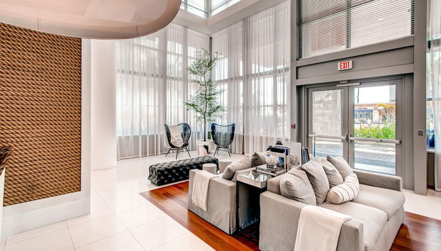 Zona de estar del vestíbulo