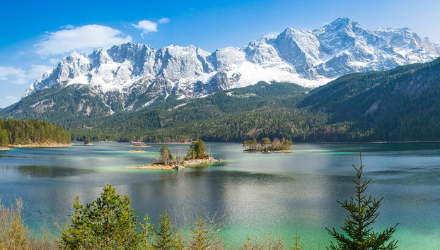 Gita privata di un giorno da Monaco a Zugspitze & Garmisch - Foto 2, Zugspitze sull'Eibsee