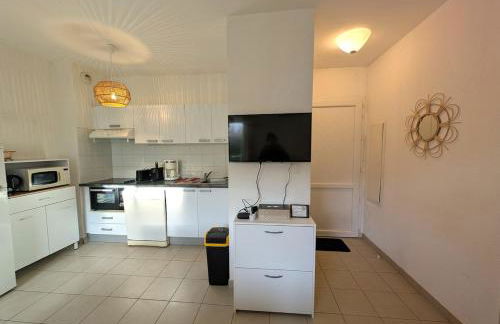 T3 - accès direct plage dans résidence avec piscine - Foto 9