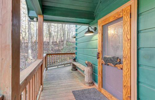 Secluded Cherry Log Cabin with Hot Tub and Swings! - Photo 37