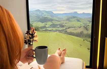 Cabana Tekoá - Teto de vidro e telão de cinema - Foto 42