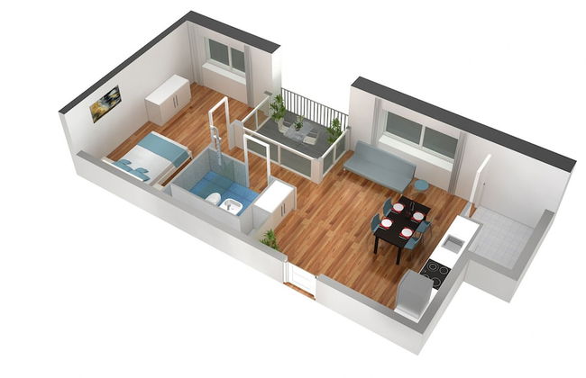 BS Fox I - Messe Hitrental Apartment - Foto 28