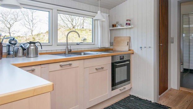 6 Person Holiday Home in Glesborg - Foto 5, Cocina privada