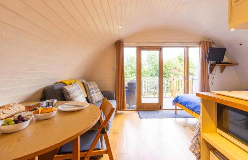 Pod3 - Powys River Pods - Pet Friendly Glamping Pod Builth Wells Powys Wales - Foto 5