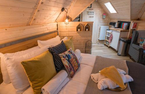 Cabin for 2 - Outdoor Bath Wood Burner - Foto 7