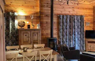 Chalet Le Familial - SPA & SAUNA - Serviettes - Peignoirs - Lits faits - Ménage inclus - Foto 6