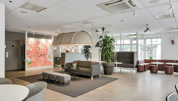 Sala de estar do lobby