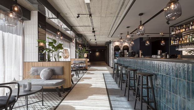 Coin salon dans le hall