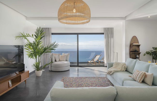 With Pool and Superb sea View - Villa Candelária - Foto 45