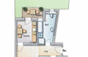 BohnApartments - Altstadtoase - Balkon und Garten - WLAN - Foto 7