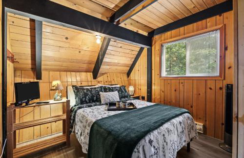 Retro A-Frame Cabin - Hot tub Firepit & Fireplace - Foto 14